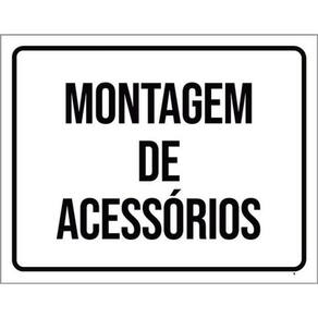 Kit 10 Placas Montagem De Acessórios Setor 36X46