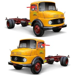 Par Borracha Vidro Vento Caminhao Mercedes Mb