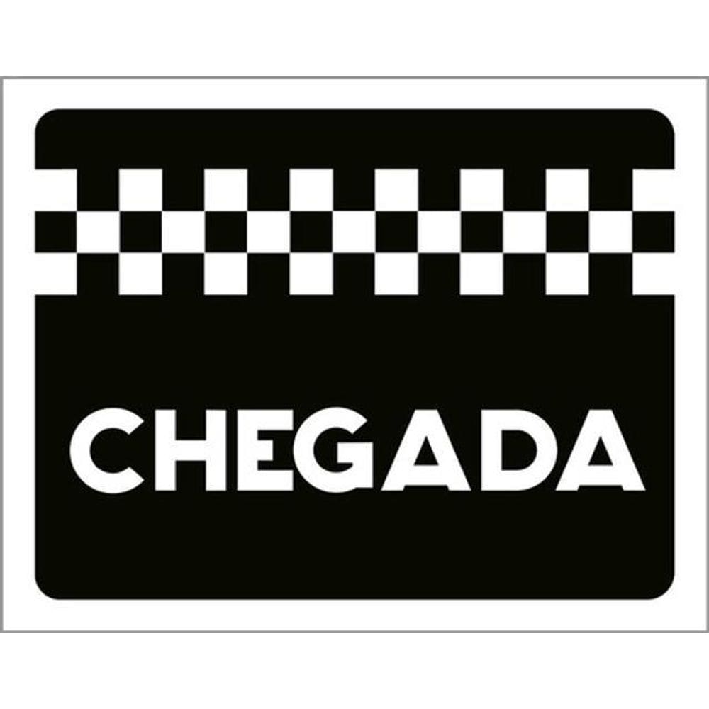 Kit 10 Placas Linha De Chegada 36X46