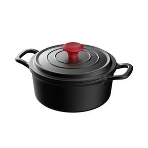 Caçarola Fetti Alumínio Antiaderente 18Cm Al. Pomel Vermelho