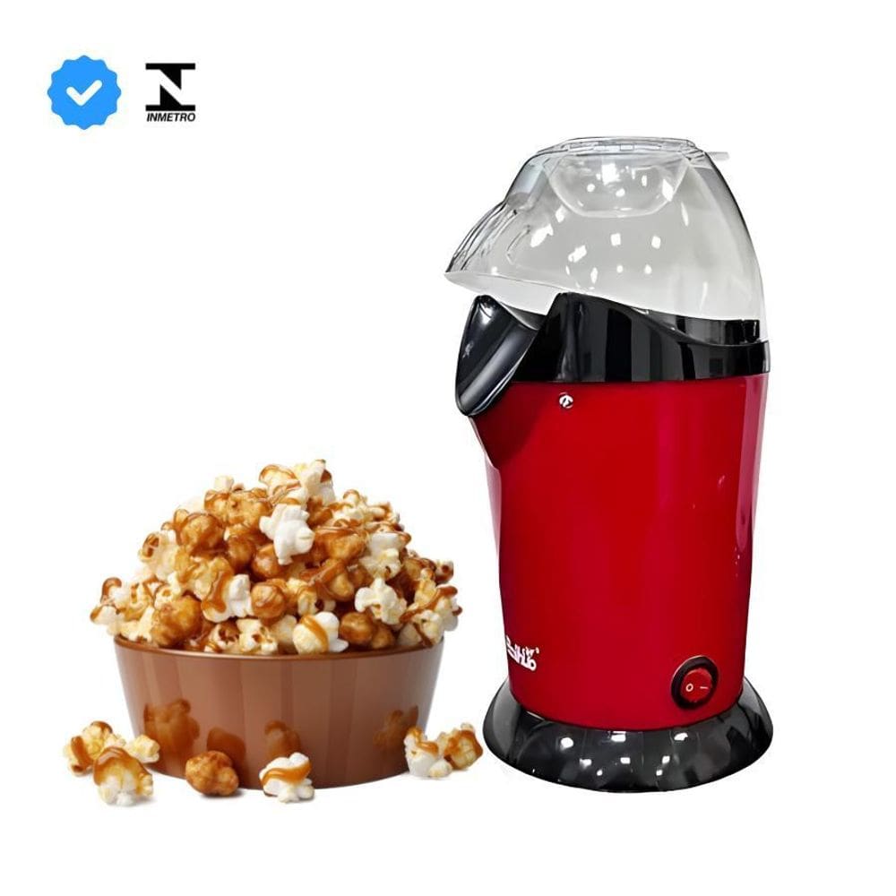 Pipoqueira Elétrica 110V - Pipoca Fresquinha Sem Óleo