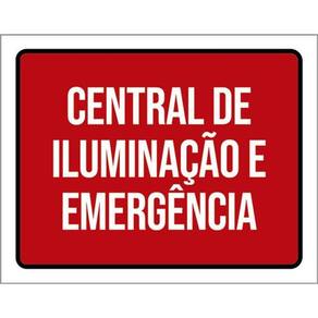 Kit 3 Placas Central Iluminação Emergência 36X46