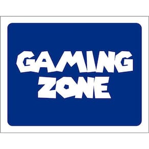 Kit 3 Placas Gaming Zone Encanador Azul 36X46