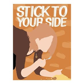 Kit 5 Placas Stick To Your Side 36X46