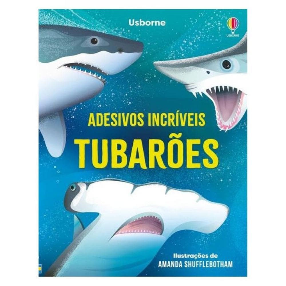 Tubarões: Adesivos Incríveis