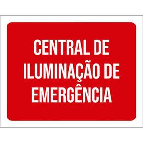 Kit 3 Placas Central Iluminação Emergência 36X46