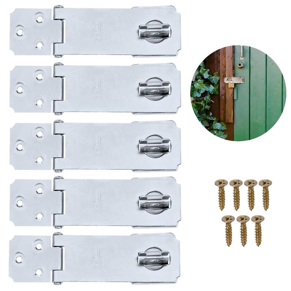 Dobradiça Fecho Portão Cadeado Gaveta Armário 5,5 05 Un