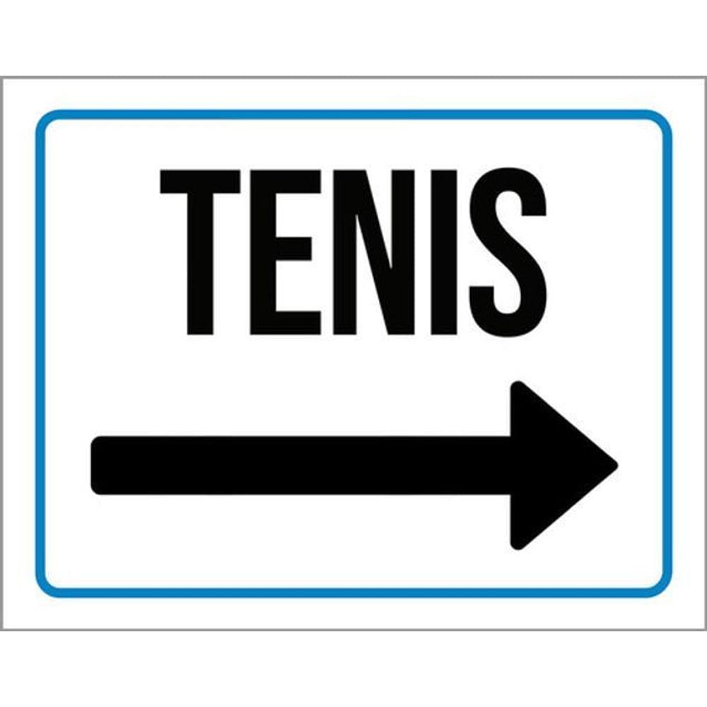 Kit 3 Placas Tenis Seta Direita 36X46