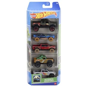 Hot Wheels Pacote 5 Carros HW Remote Adventures - Mattel