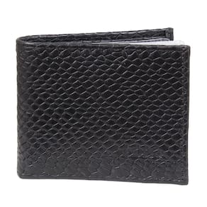 Carteira em Couro Estilo Cobra Preto DH Couros 37229