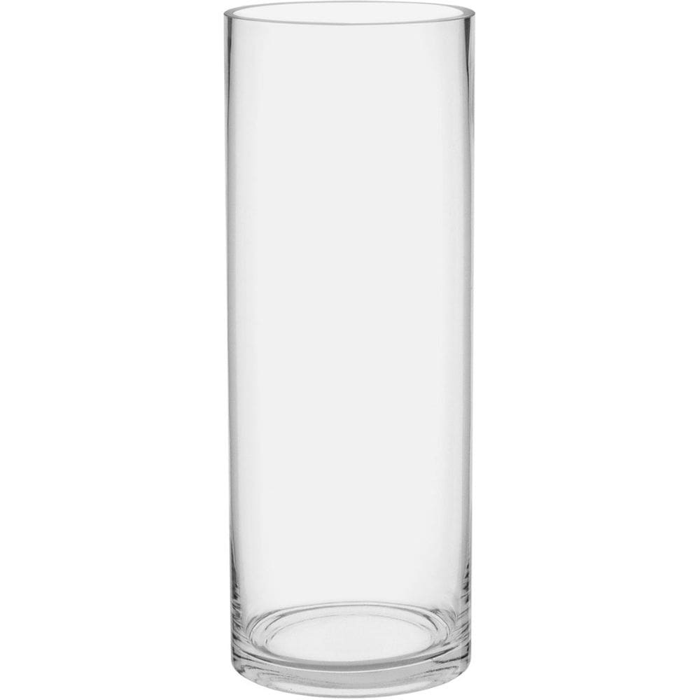 VASO DECORATIVO ENFEITE CASA PLAIN VIDRO 40x15x15cm