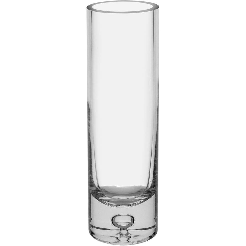 VASO PLAIN VIDRO 19x6x6cm TRANSPARENTE DECORATIVO ENFEITE CASA