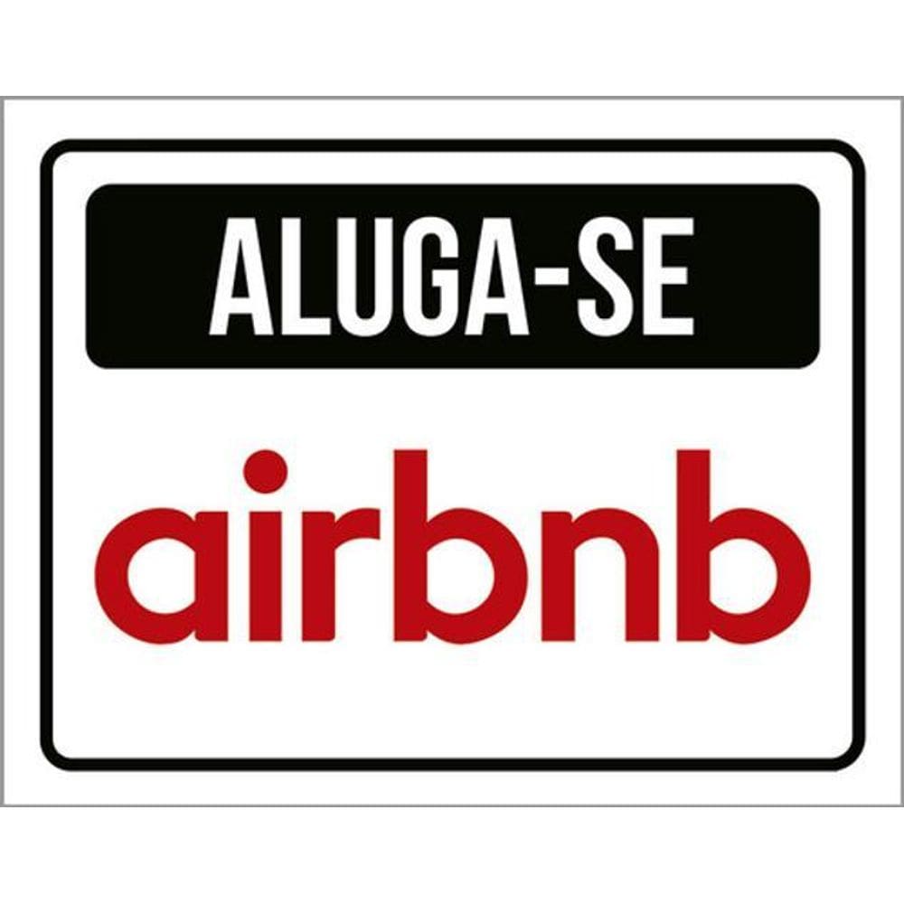 Kit 5 Placas Aluga-Se Airbnb 36X46