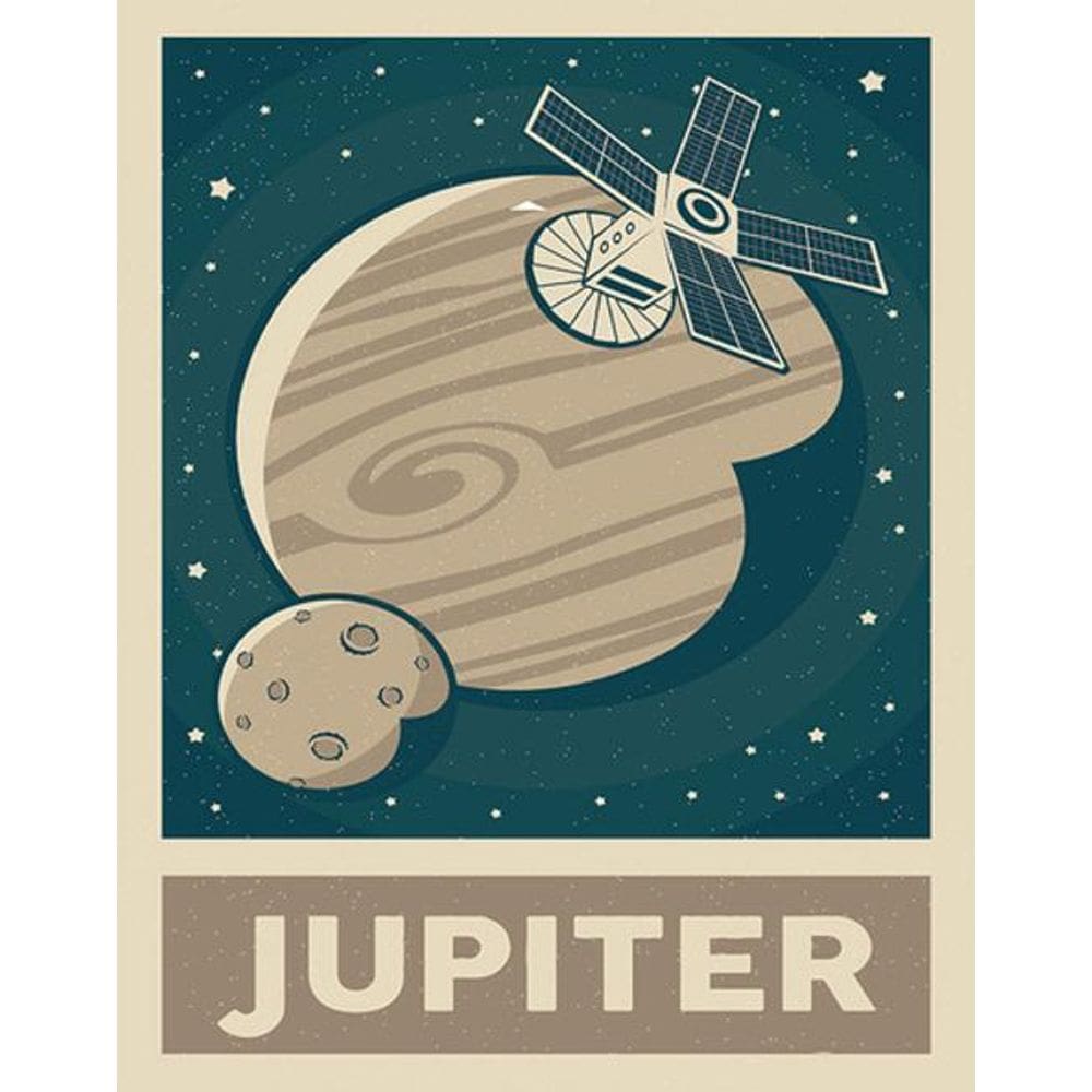 Kit 3 Placas Planeta Jupiter 36X46