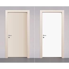 Adesivo Envelopamento Decorativo De Porta Lisa Branco Fosco