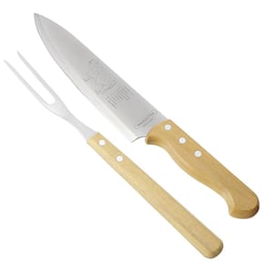 Conjunto Garfo e Faca para Churrasco em Inox Tramontina 30208