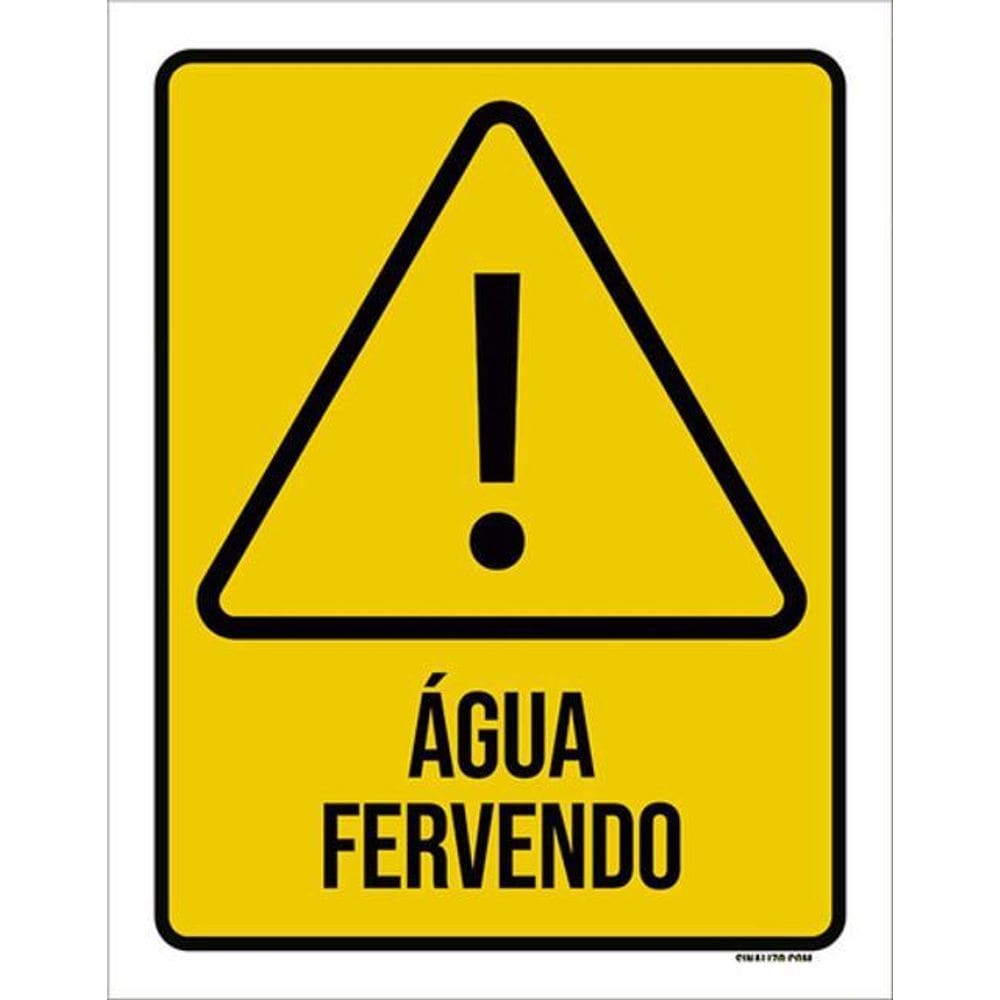 Kit 3 Placas Água Fervendo 36X46