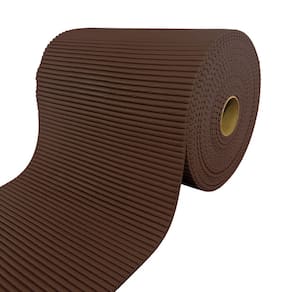 Rolo Passadeira Emborrachada Antiderrapante 15mX45cm Marrom