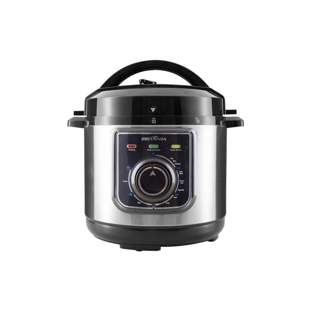 Panela De Pressão Elétrica Britânia Bpp01pi 3l Preta U 127v Unica 66401140