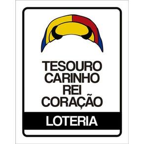 Kit 3 Placas Tesouro Carinho Rei Coração 36X46
