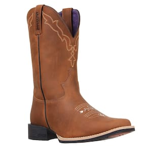 Bota Feminina Marrom Bico Quadrado Jácomo 35399