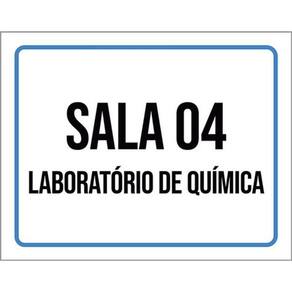 Kit 3 Placas Sala 4 Laboratório Química 36X46