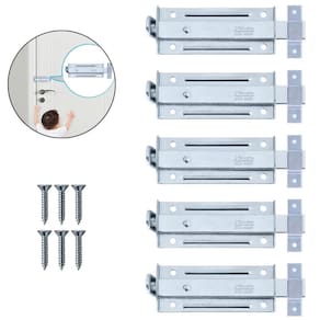 Ferrolho Trinco Tarjeta Fecho Chato Porta Janela 5Cm 05 Un