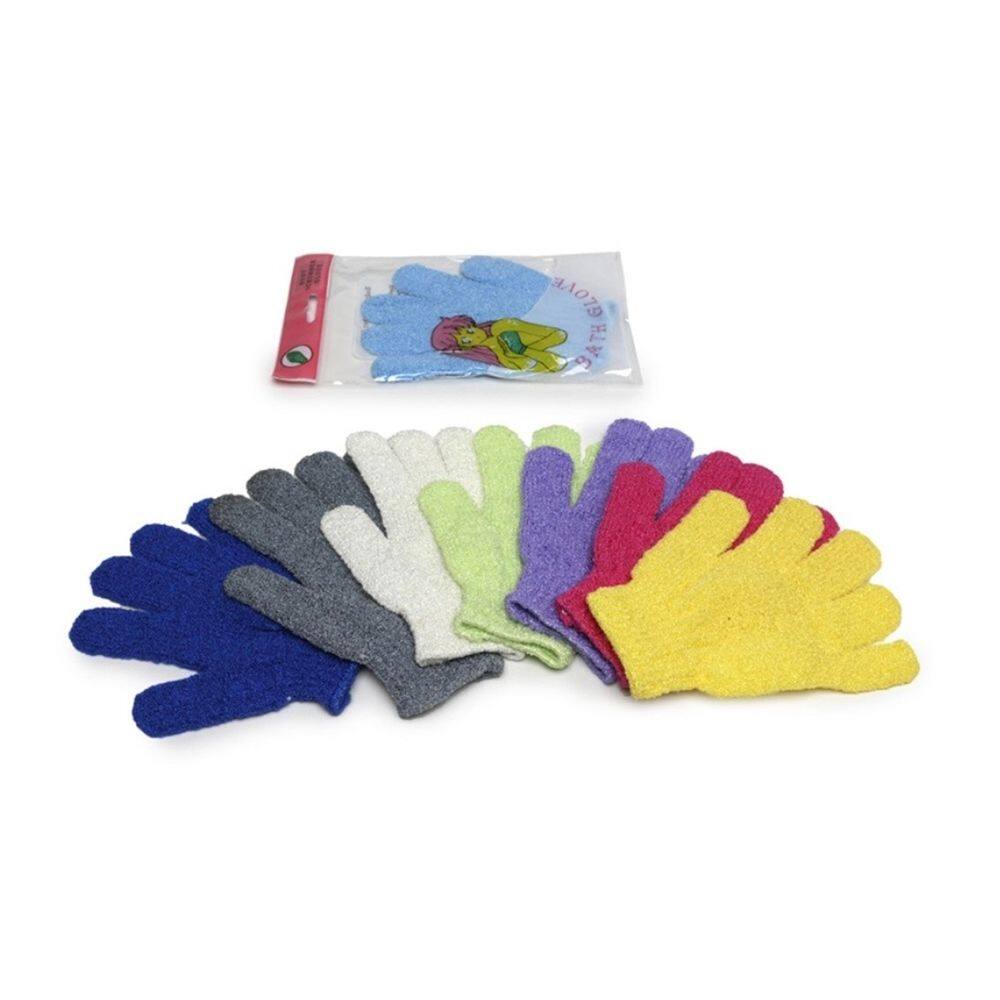 Luvas Esfoliantes Para Banho Com 2 unidades Par – Rosa