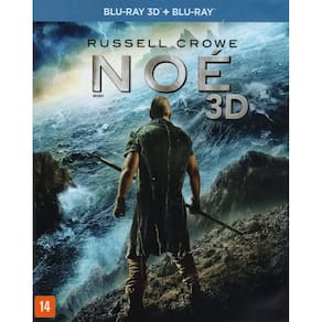 Blu-Ray Noé 3D + 2D - Duplo Com Luva Metalizada