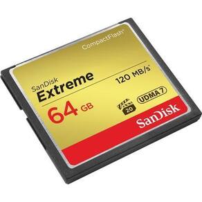 Cartão Memória Compactflash 64Gb Extreme 120Mb/S