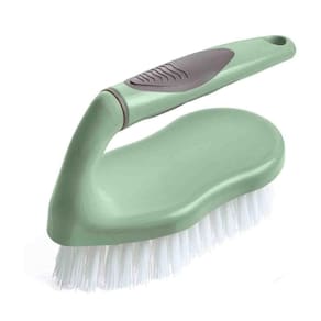 Escova Com Cabo Ergonômico Lavar Roupas Lavanderia Verde