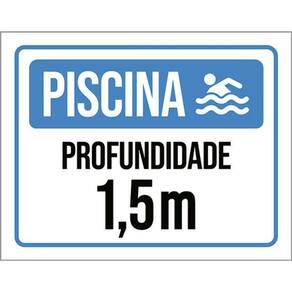 Kit 5 Placas Piscina Profundidade 1M5 36X46