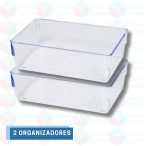 2 Uni Organizador Modular Divisória Gavetas Talheres Peças