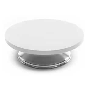 Bailarina Giratória Profissional Branco C/ Rolamento Mdf 40cm