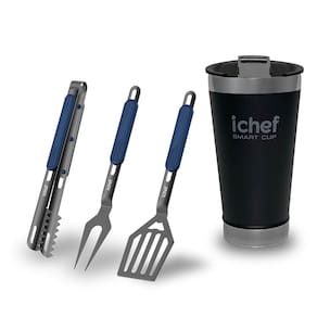 Trio BBQ Ichef e Copo Térmico Com Tampa Smart Cup 600ml Ichef