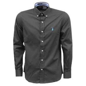 Camisa Masculina Cinza Austin Manga Longa 34480