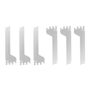 6 Mão Francesa Apoio Para Bandeja 30Cm Slg Gôndolas New Plus