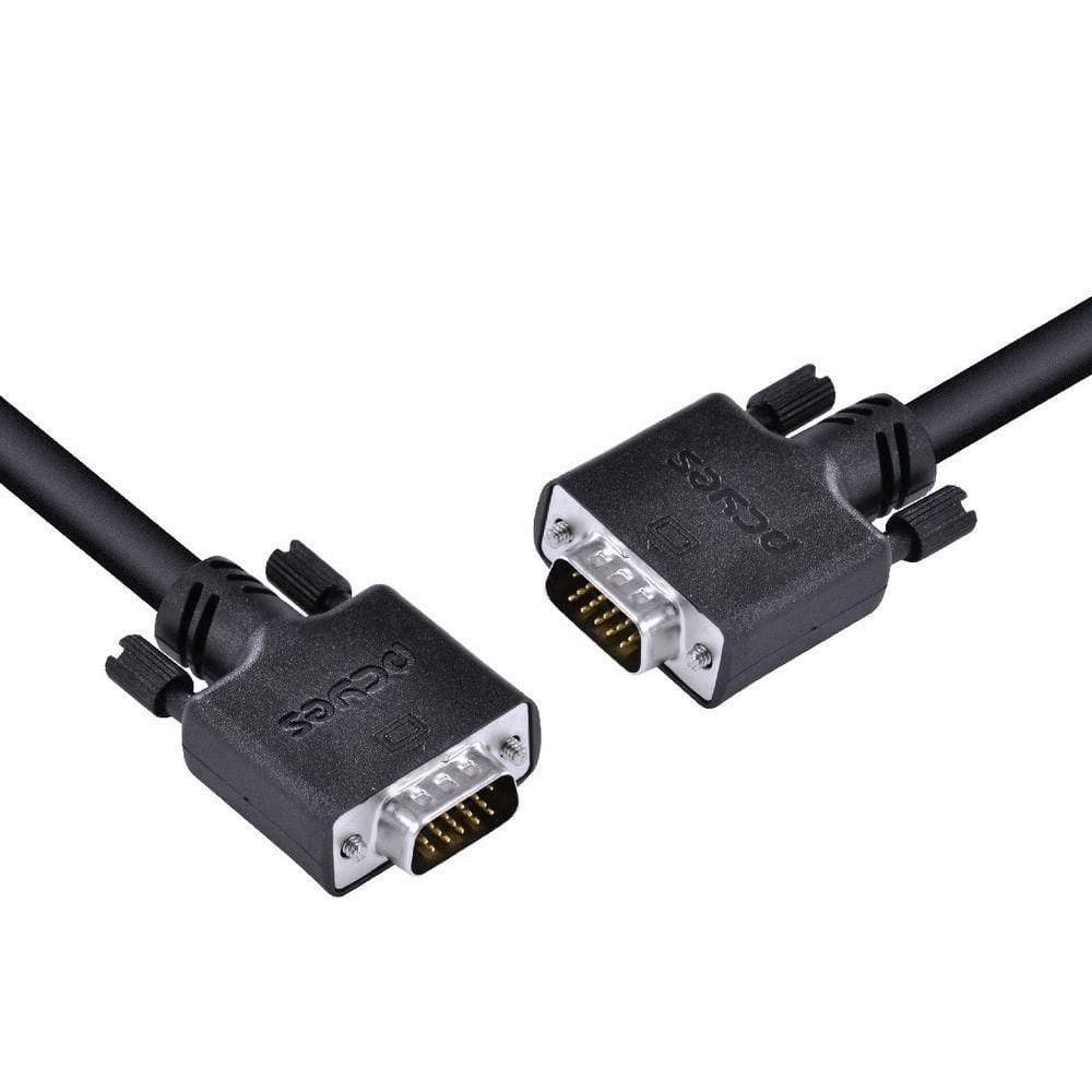 Cabo De Vídeo Vga 15 Pinos Macho Para Vga 15 Pinos Macho 28awg Puro Cobre 5 Metros - Pvm15-5