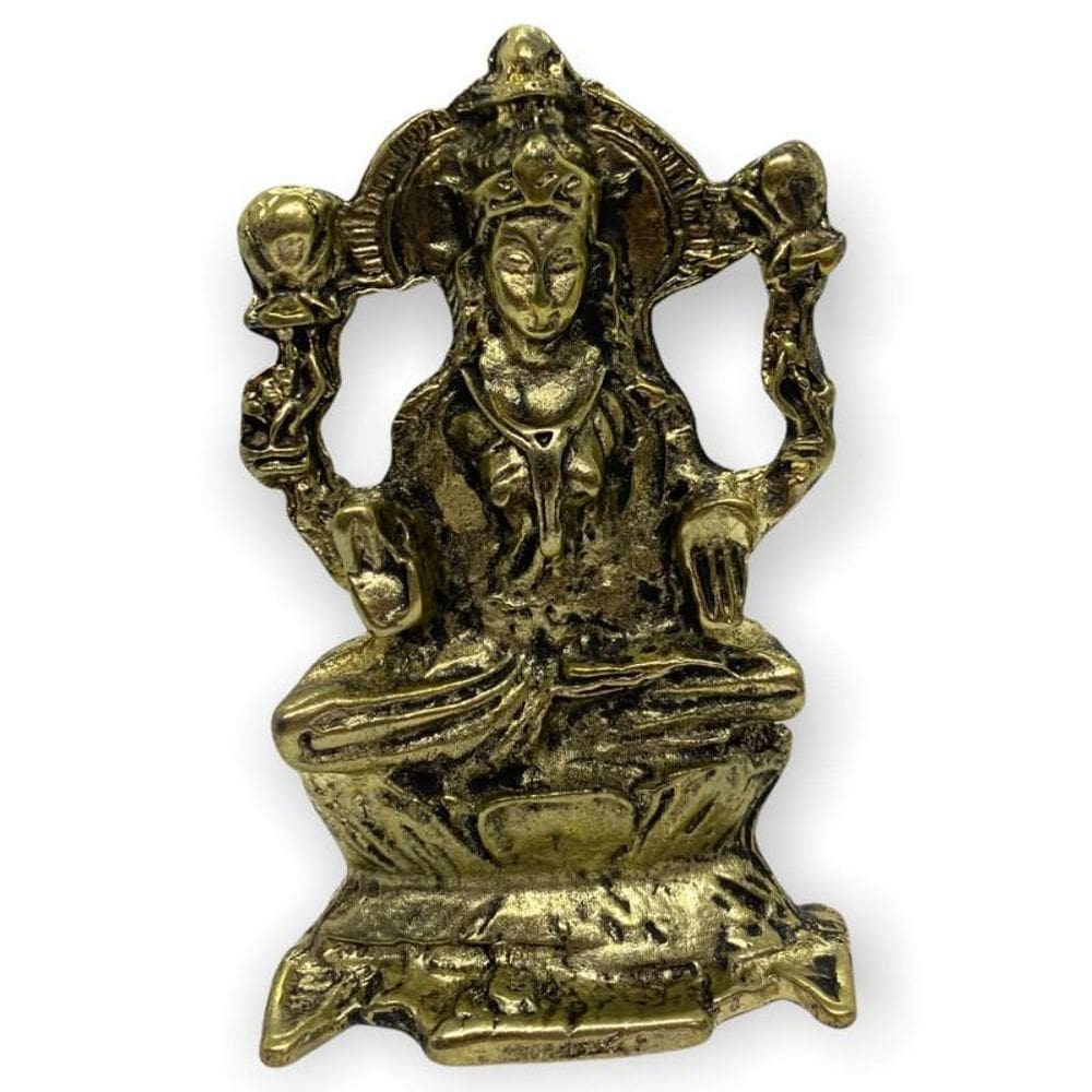 Escultura Em Metal Buda Ganesha Parvati Shiva- Escolha A Sua