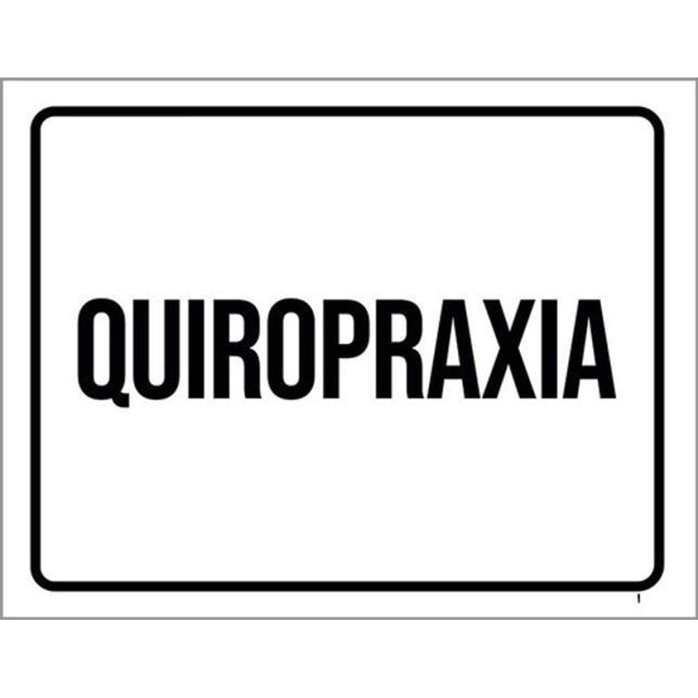 Kit 3 Placas Quiropraxia Setor 36X46