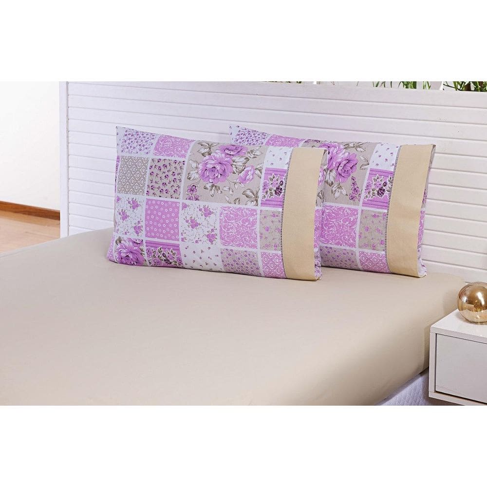 Jogo Lençol Solteiro King 2 Peças 2,03X0,96X30Cm 180 Fios