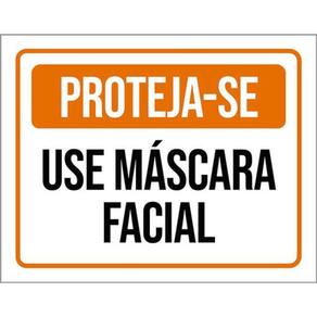 Kit 10 Placas De Proteja-Se Use Máscara Facial 36X46