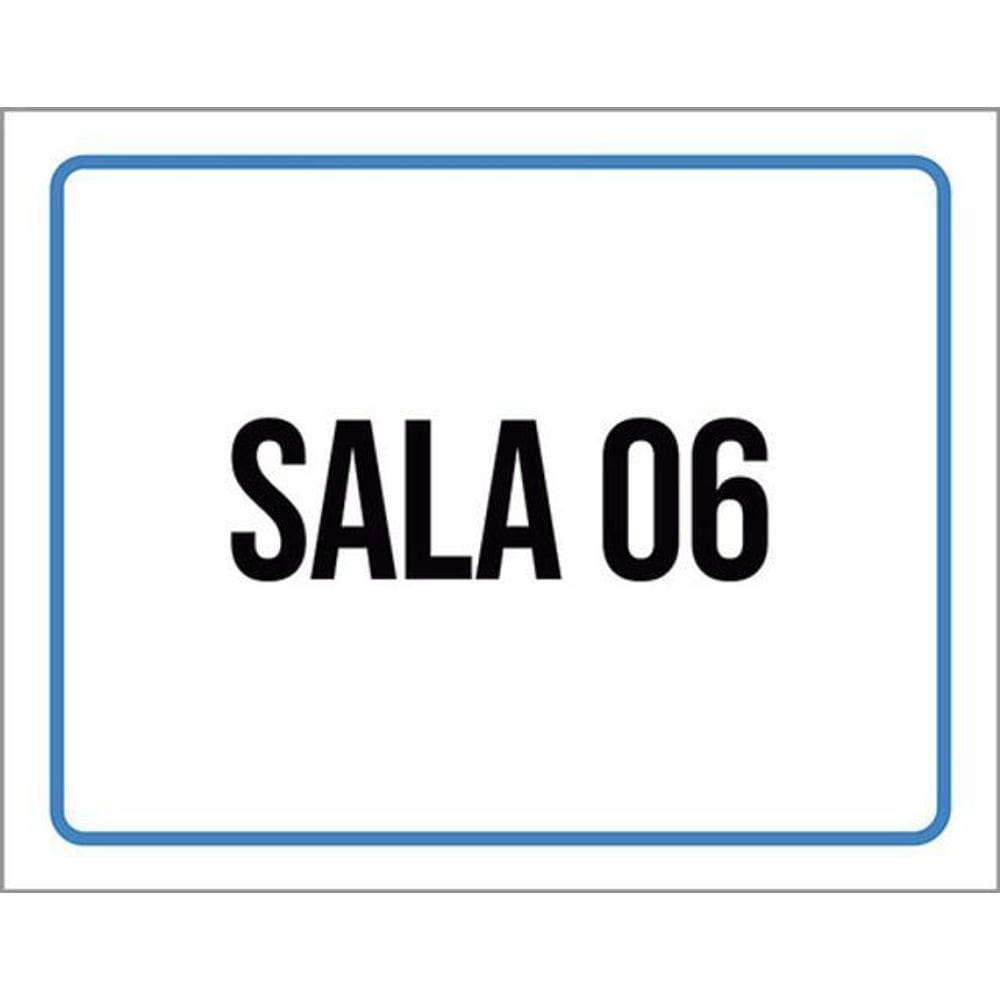Kit 3 Placas Sala 6 Setor 36X46