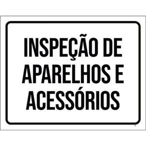 Kit 3 Placas Inspeção De Aparelhos Acessórios 36X46