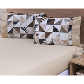Kit 04 Fronhas Avulsas 80X60Cm Percal 100% Algodão 180 Fios