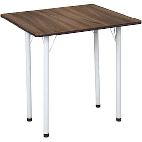 Conjunto Sala de Jantar Tubular Nádia Mdp Marrom/Branco