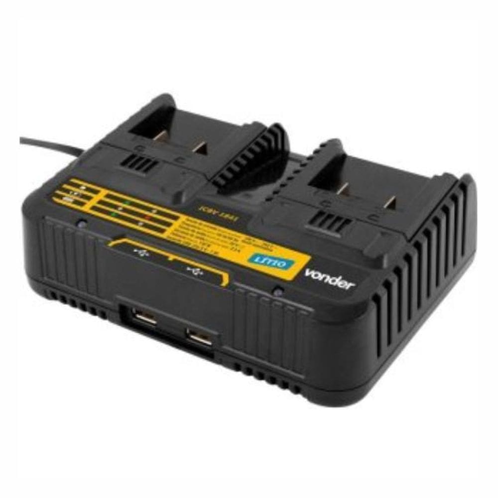Carregador De Bateria Duplo 18V Icbv1841 - Vonder
