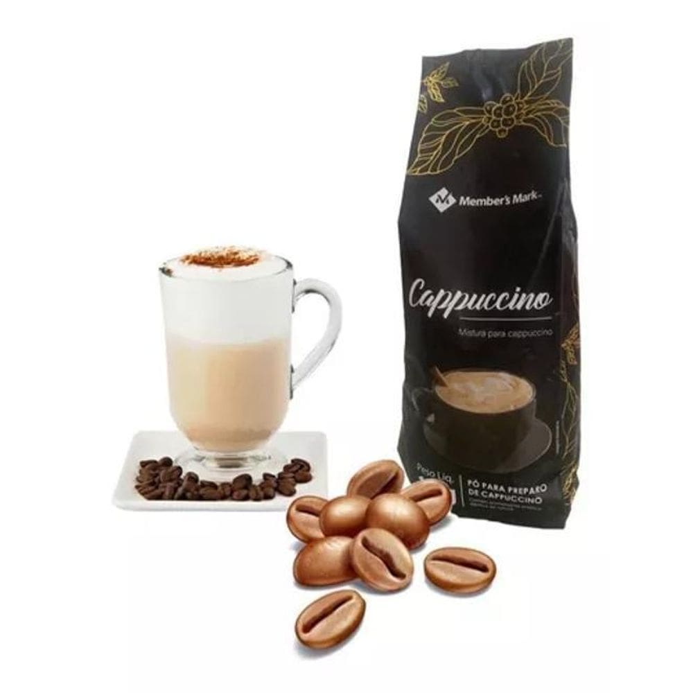 Capuccino Em Pó Importado - 1Kg - Solúvel - Member`S Mark