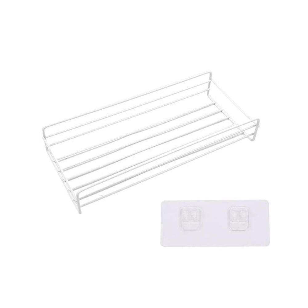 Porta Shampoo Com Adesivo Suporte Banheiro- Branco