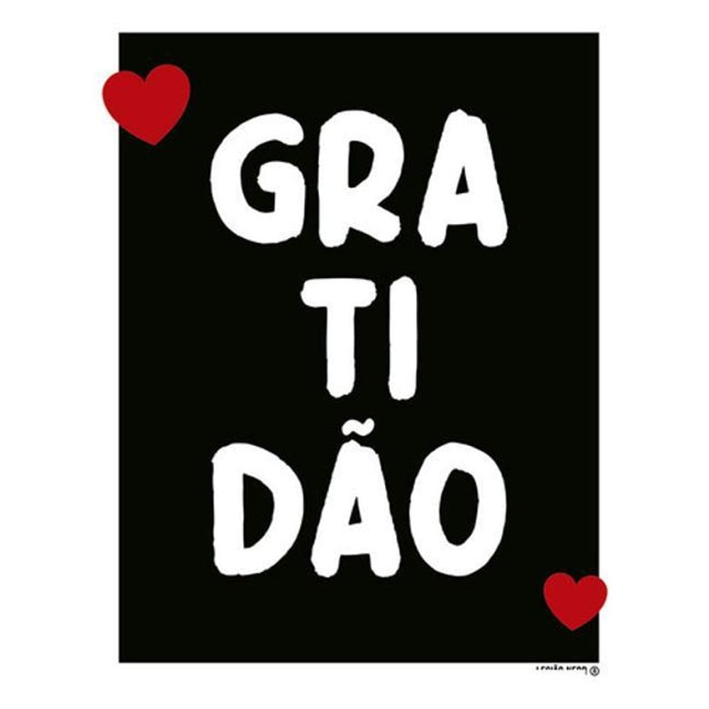 Kit 5 Placas Gratidão Coração Vertical 36X46